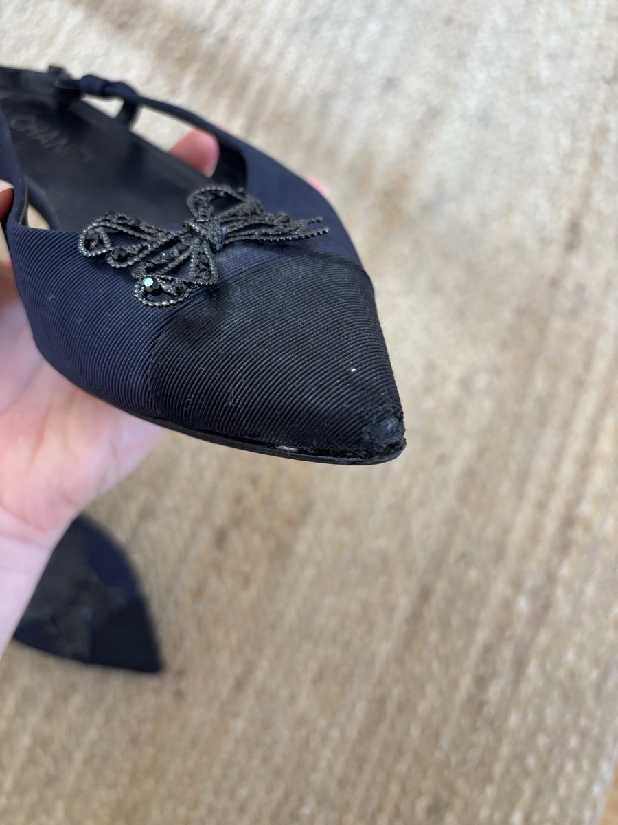 Chanel Scarpe da donna: Chanel Sling Backs 38 – Usato da Zürich venduto da Salomej011 4