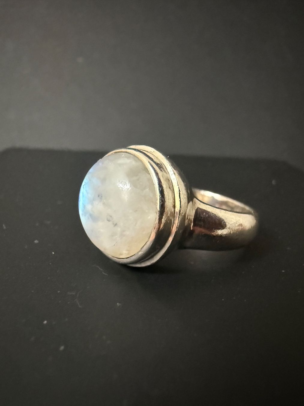 Ringe: Silber Ring mit Mondstein 925 – Gebraucht aus Spiegel b. Bern von Rogger72 1