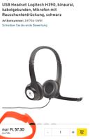 neuer USB Headset Logitech H390
