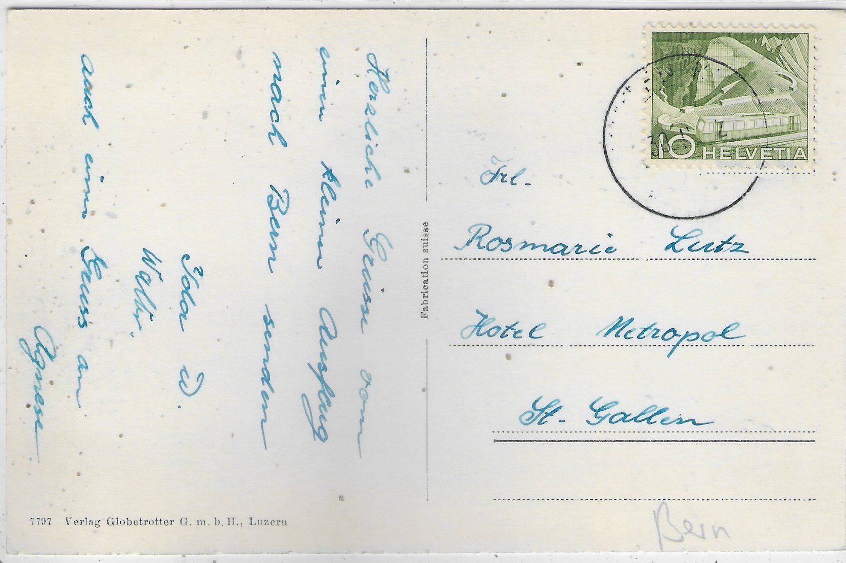 Cartoline postali: Hotel-Restaurant Gurten-Kulm ob Bern – Usato da Ettingen venduto da Kartenplanet 1