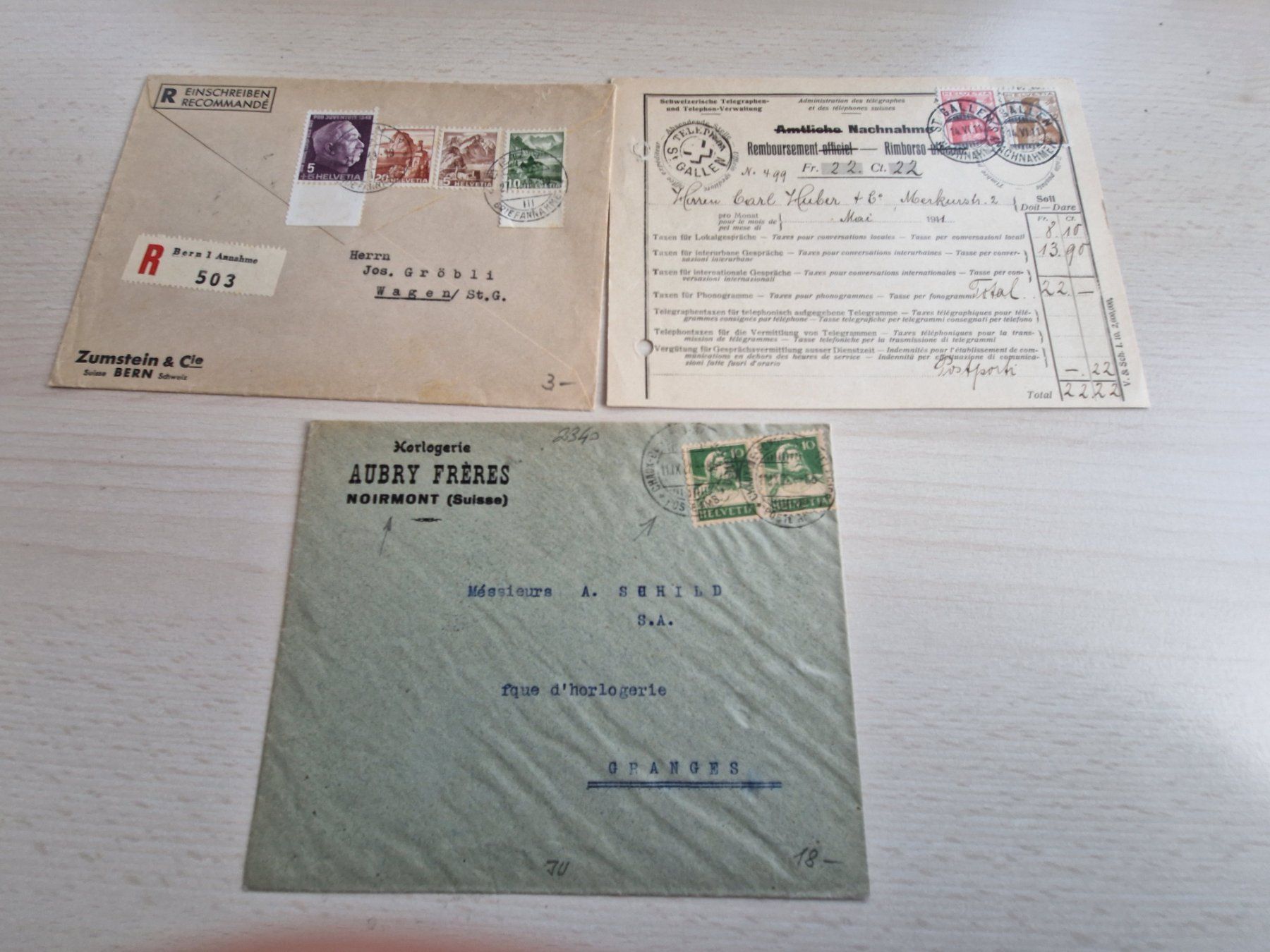 Tous les timbres: Fundgrube CH, Postkarten und Sonstiges, ab 1.- – D'occasion à Burgdorf par Glossy01 5