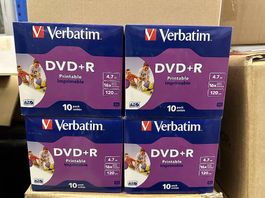 40Stk. neue VERBATIM DVD+R (4.7 GB)
