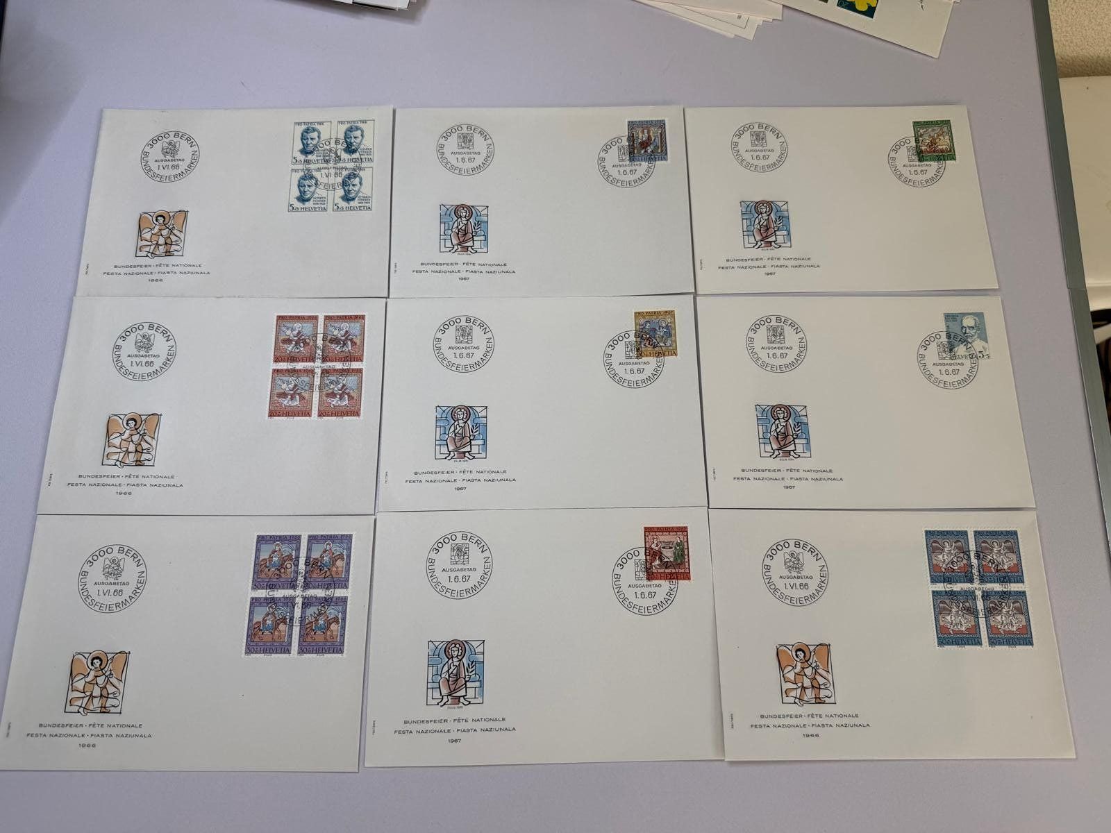 Tutti i francobolli: 9 Stück Ersttagsbrief (81) – Nuovo (secondo la descrizione) da Tafers venduto da nicole.ts