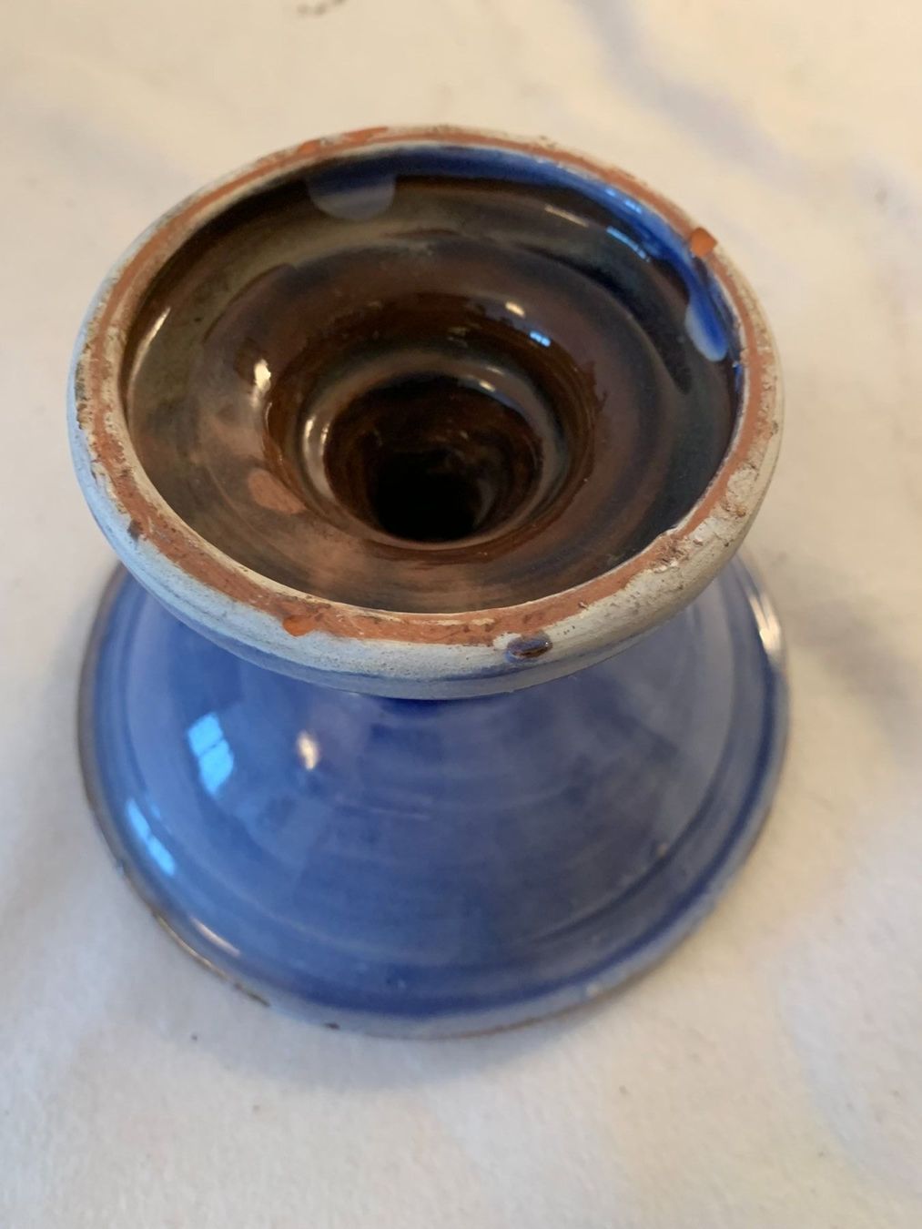 Schalen: Blaue Keramik Fruchtschale    A74 – Neu (gemäss Beschreibung) aus Schötz von amore14 3