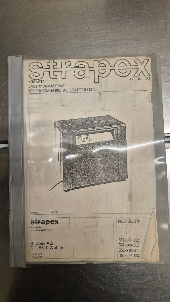 Strapex Macchine rilegatrici: Strapex Umreifungshalbautomat – Usato da Kilchberg ZH venduto da pascart 5