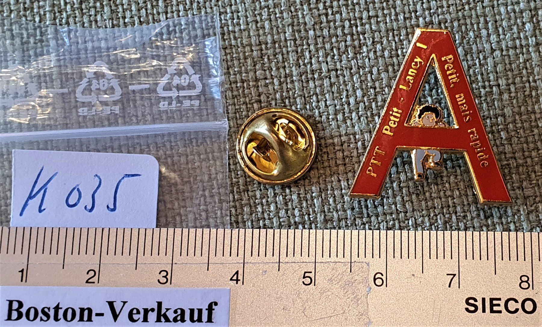 Placchette & Badge: K035 - Pin PTT A-Post Petit Lancy  .... – Usato da Reinach BL venduto da Boston-Verkauf 1