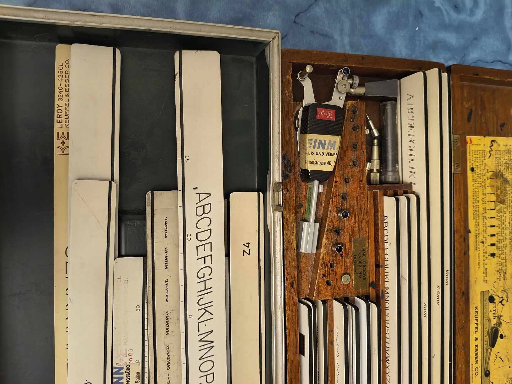 Tutti gli attrezzi: Vintage K&E Leroy Lettering Guide Sets - Great for Architect – Usato da Zürich venduto da TrainLine 1