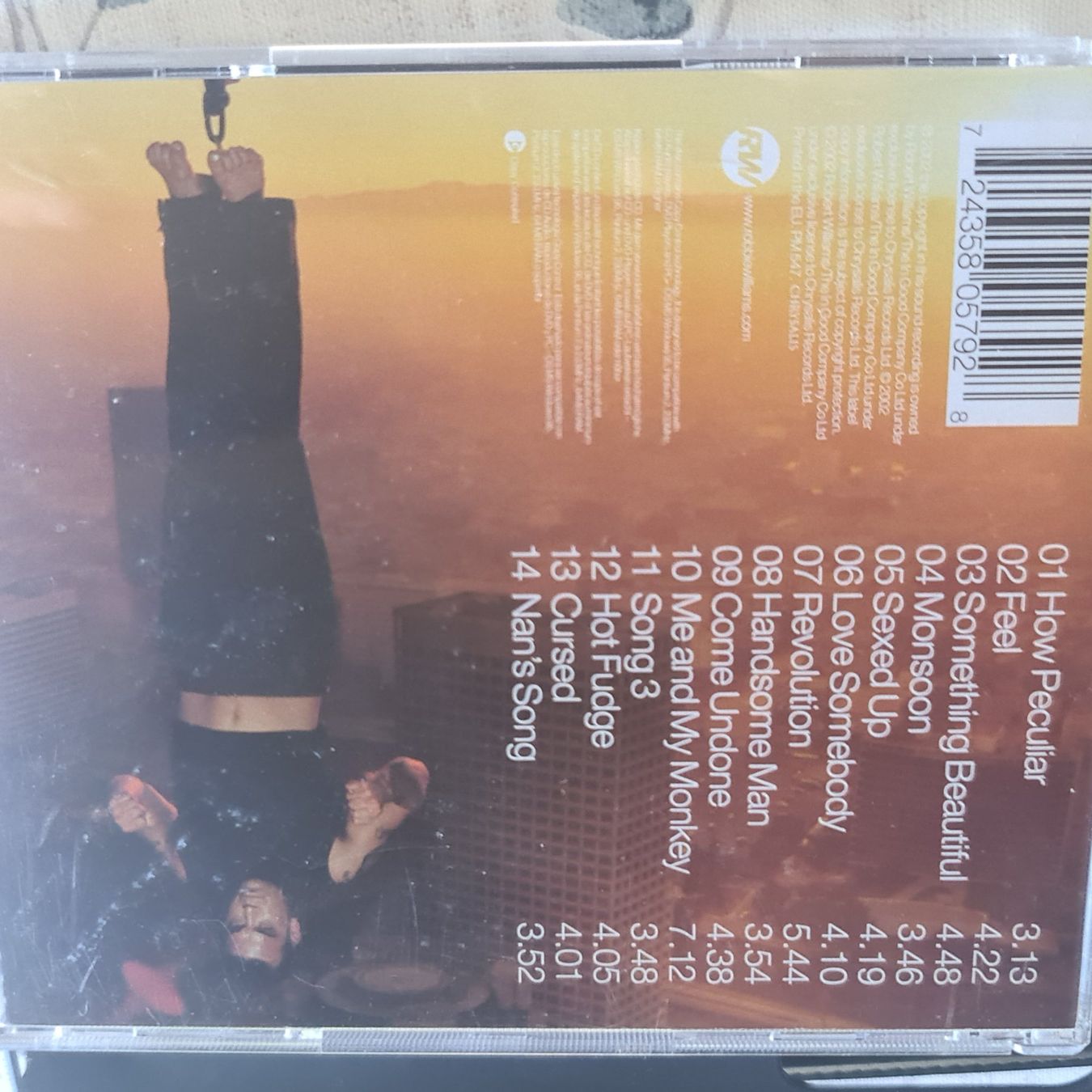 CD: Robbie Williams - Escapology (CD) – Usato da Dintikon venduto da Vexi 1