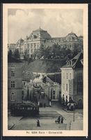 Bern, Strassenbahn vor der Universität