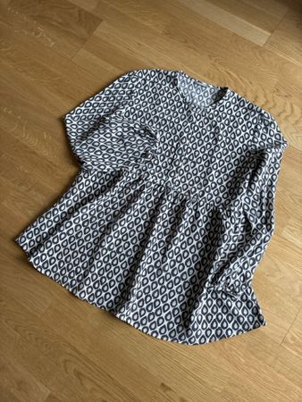 Schicke Seidenbluse von HEMISPHERE, Gr. L, WIE NEU!