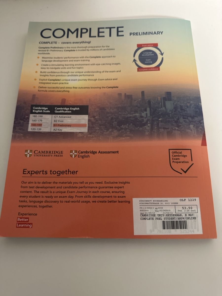 Libri: Original Cambridge B1 Preliminary Buch – Usato da Udligenswil venduto da ste_2ftf 1