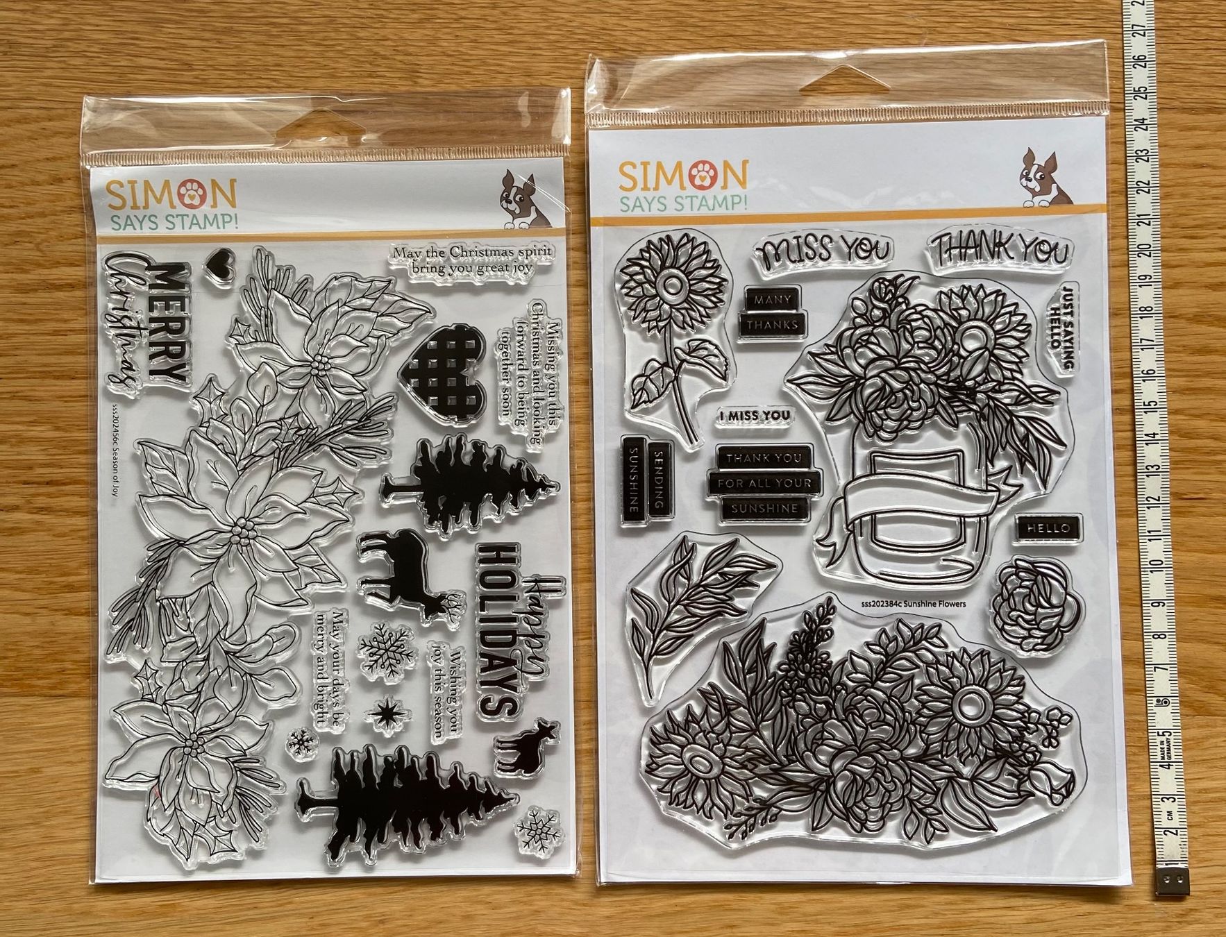 Timbri: 2 mehrteilige Stempelset von SimonSaysStamp – Nuovo e nell'imballaggio originale da Zürich venduto da Sunset69