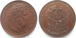 FRANCE Module 5 Francs 1832 ANNIVERSAIRE NANTES bronze SUP+