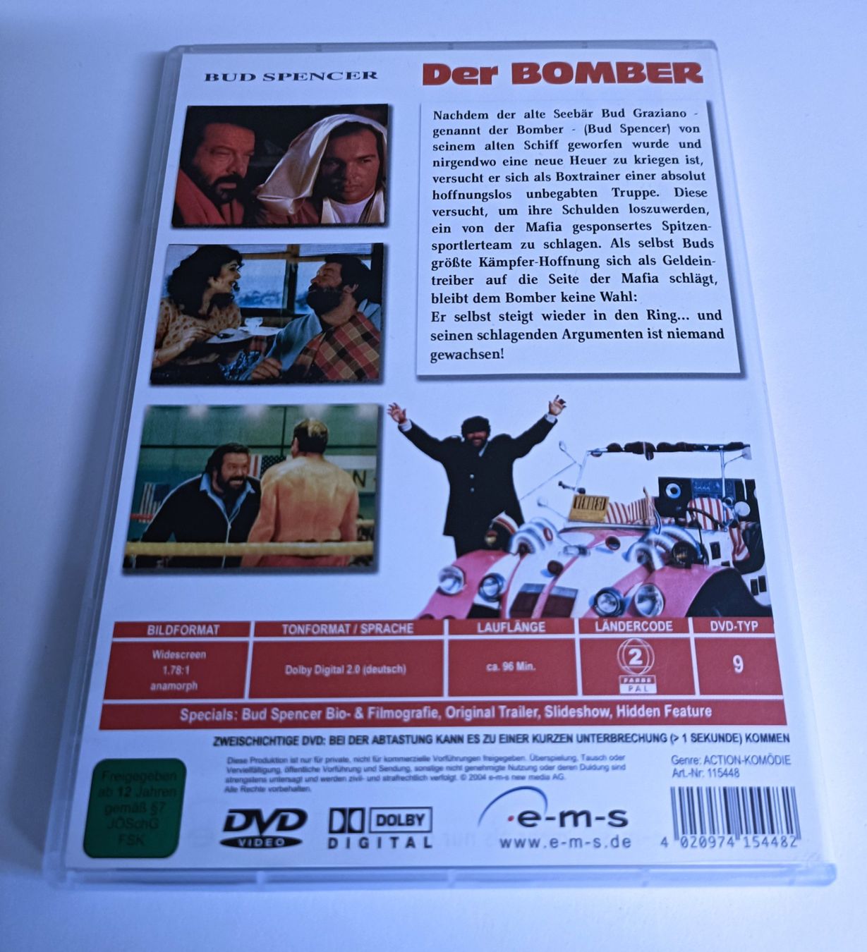 Tutti i DVDs: Bud Spencer - Der Bomber (1982) | DVD – Nuovo e nell'imballaggio originale da Köniz venduto da Movieportal007 1
