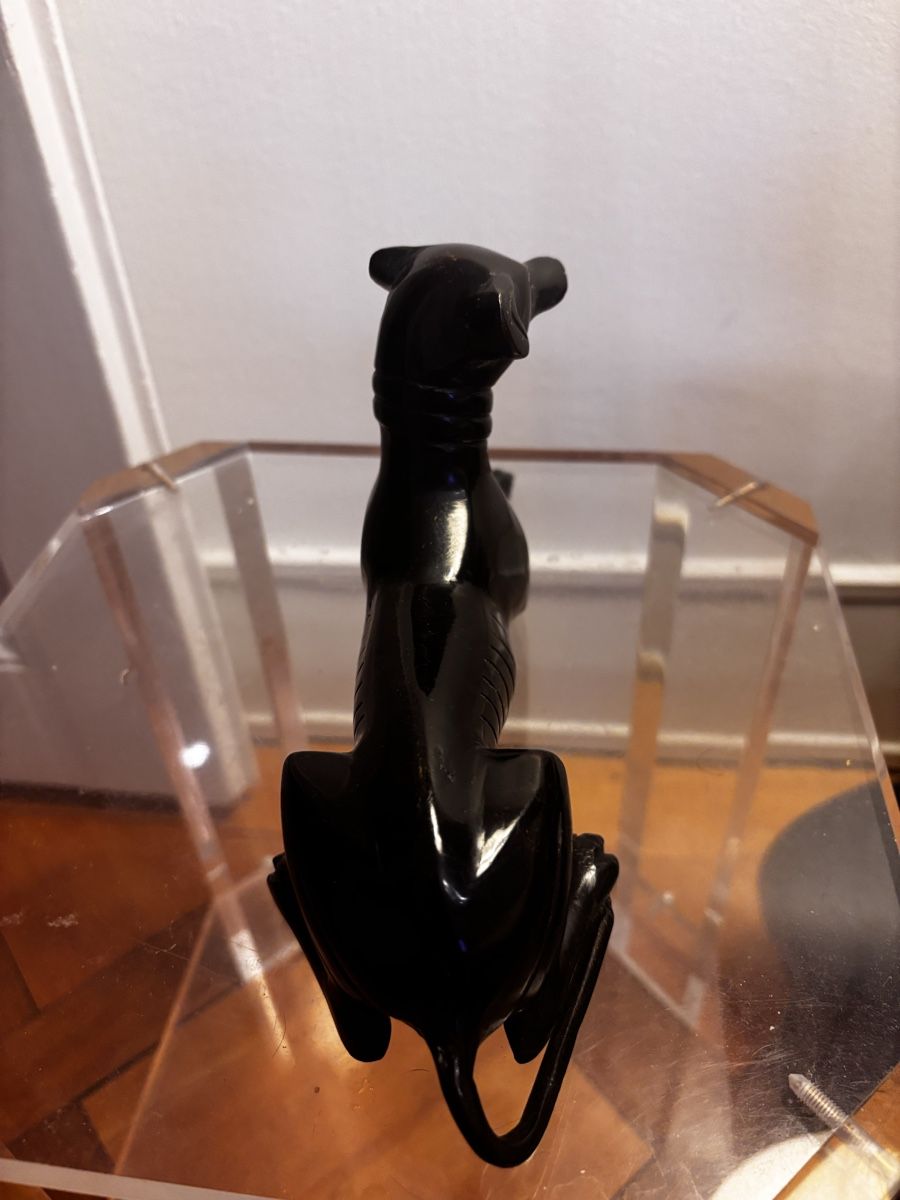 Sculture & Statue: Statue en bronze représentant un Lévrier – Usato da Genève venduto da ati_tj8f 7