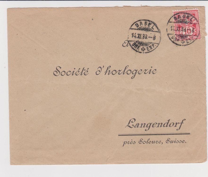 Enveloppe timbrée 1899 | Kaufen auf Ricardo