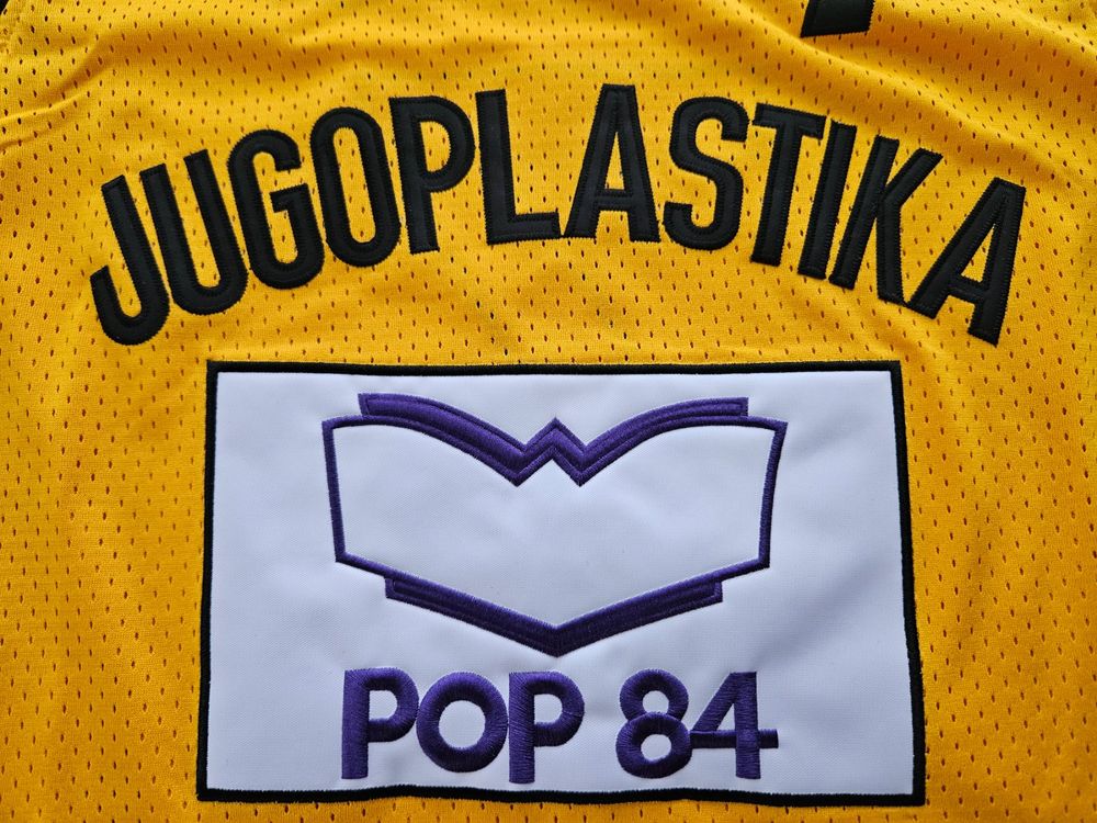 Maillot Retro Toni Kukoc KK Split Jugoplastika Pop 84 - Basketball Croatie Vintage