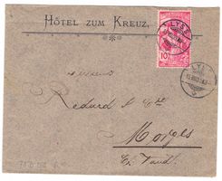 Lettre de Lys pour Morges le 15.VIII.00