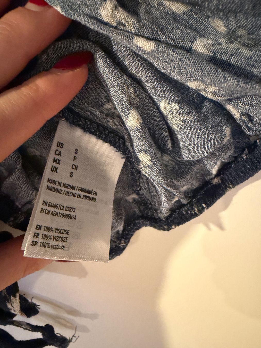 Top: American Eagle Top, Grösse S, blau mit Blümchen🌸 – Usato da Zürich venduto da cfh_cg22 3