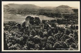 AK Wildegg, Fliegeraufnahme vom Schloss