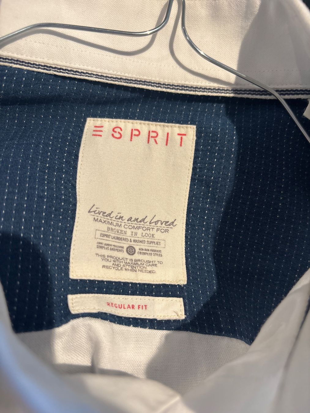 Esprit Camicie: ESPRIT Hemd M weiss Baumwolle Regular Fit – Usato da Zürich venduto da ame_ds56 5