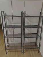 2× IKEA LERBERG Regal dunkelgrau, CHF 10. pro Stück