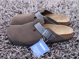 Birkenstock, Boston, Leder, braun, Gr. 43, NEU