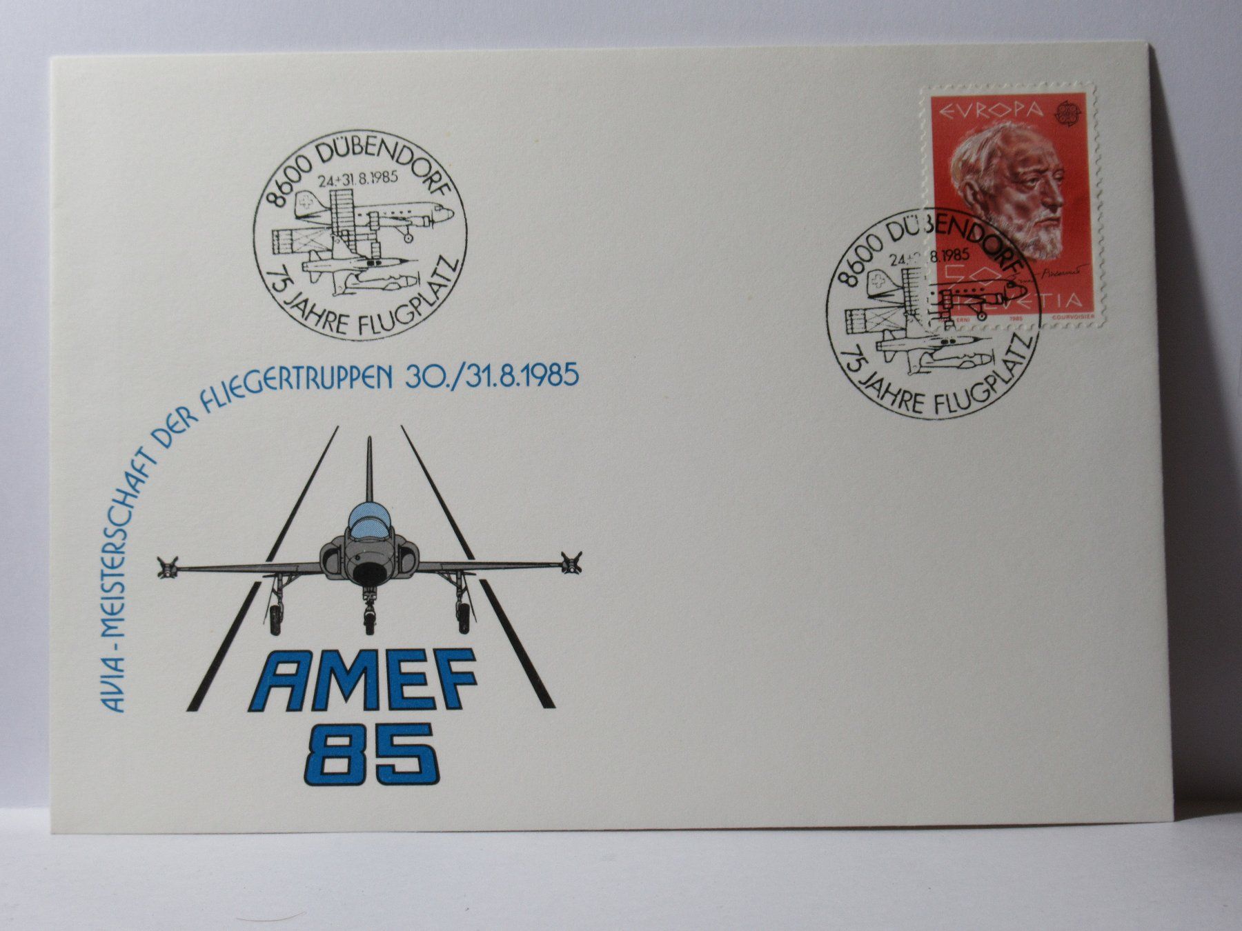 Tous les timbres: Brief , 75 Jahre Flugplatz Dübendorf – D'occasion à Grenchen par Bluemchen1900