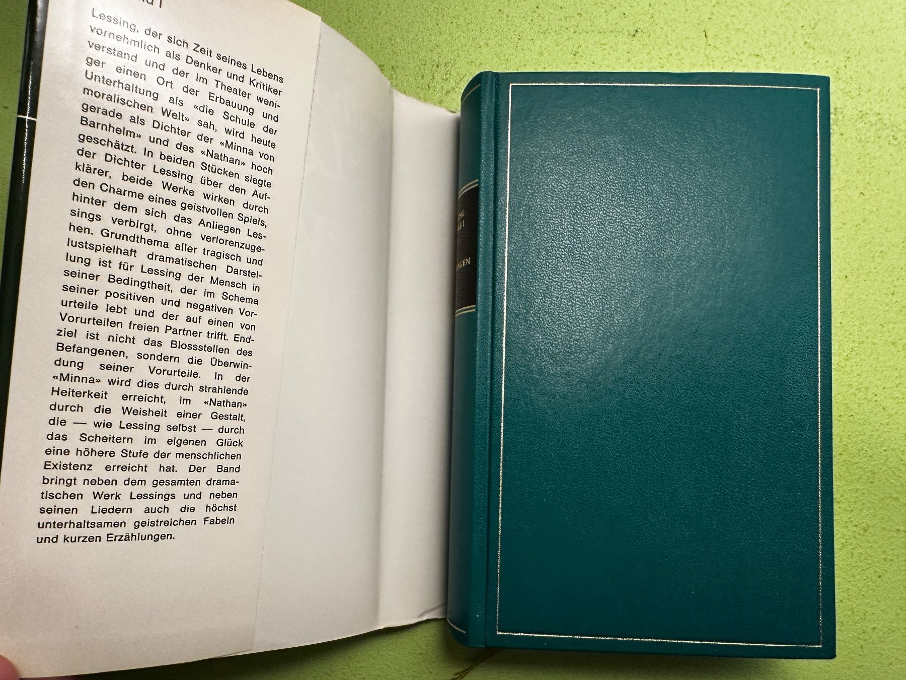 Libri: Gotthold Ephraim Lessing: Werke. 3 Bde. 1974 – Usato da Zürich venduto da allp 2