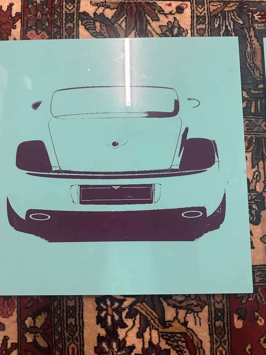 Dipinti: Triptyque Bentley continental GT par VINC – Usato da Bellevue venduto da bordeaux075cl 1
