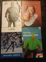 4 signierte Sport Olympia Autogrammkarten - Set 1