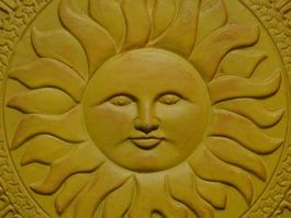 Sonne Wanddeko