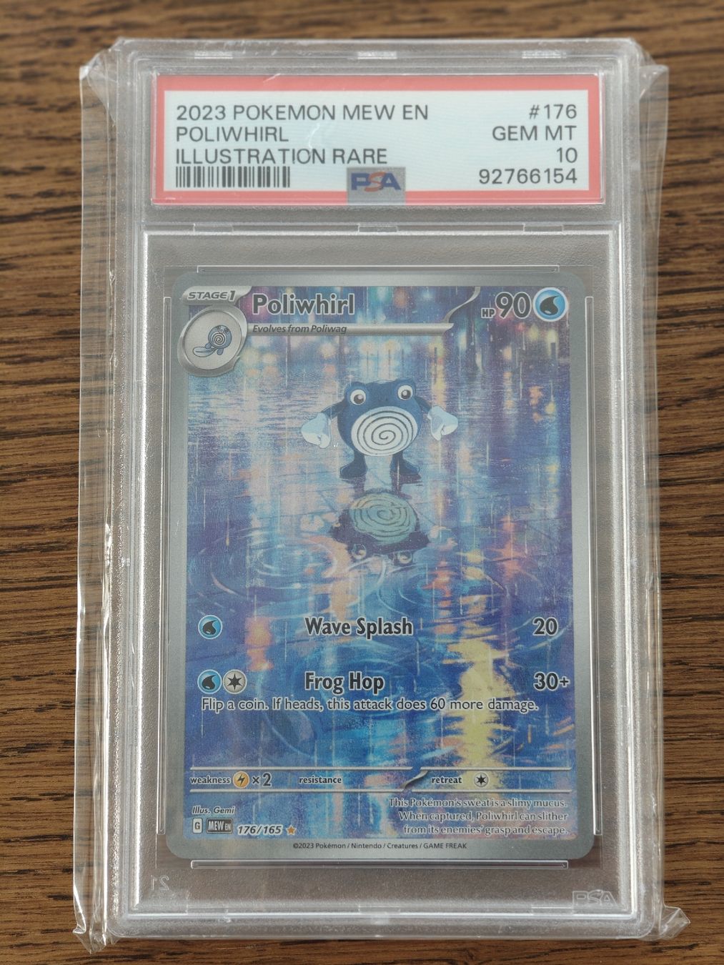 Pokémon Carte collezionabili: Poliwhirl 176/165 PSA 10 EN 151 – Nuovo (secondo la descrizione) da Therwil venduto da Cordachu_Trade