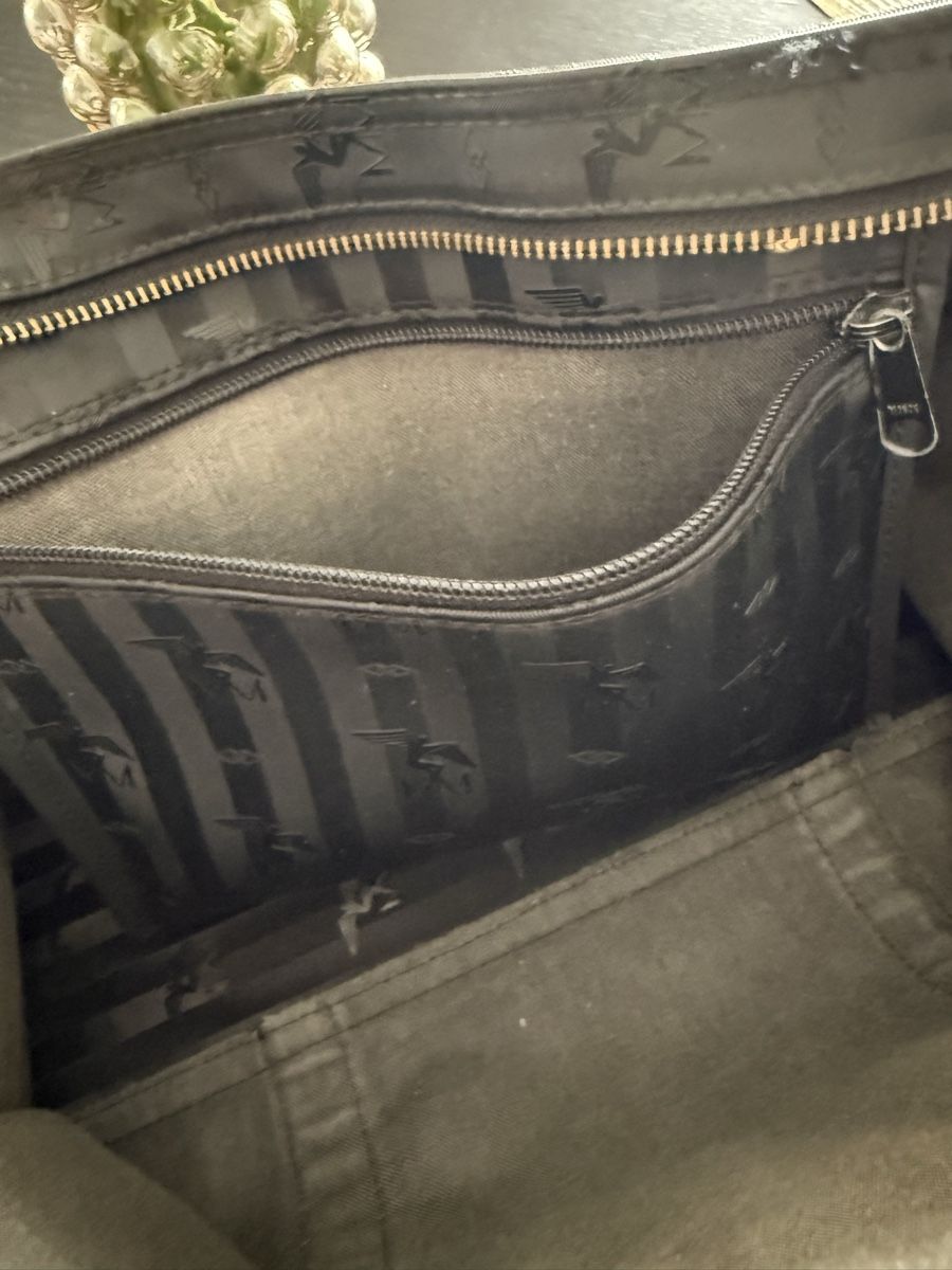 Maison Mollerus Taschen für Damen: Schwarze MM Leder Tasche – Gebraucht aus Seon von viki.1 4