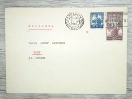 TR70 Enveloppe + Timbre Italie 1950