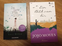 2 Bücher Jojo Moyes & Lucy Dillon, ungelesen