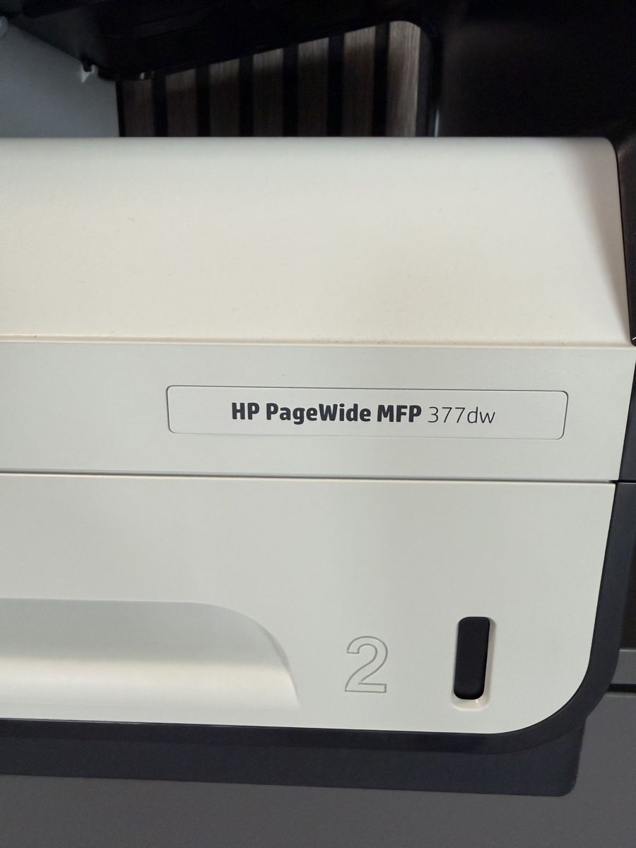 Hewlett Packard Drucker: HP PageWide MFP 377dw Drucker mit Fehlermeldung – Defekt aus Inwil von rogerbrown 2