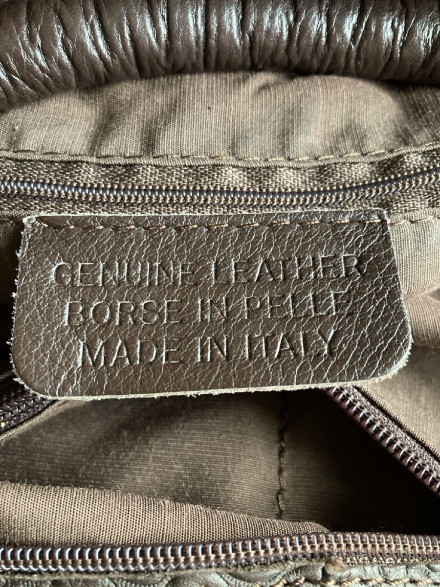 Taschen für Damen: Braune Ledertasche - Fransen-Design - Made in Italy – Gebraucht aus grüningen von Luchs07 2