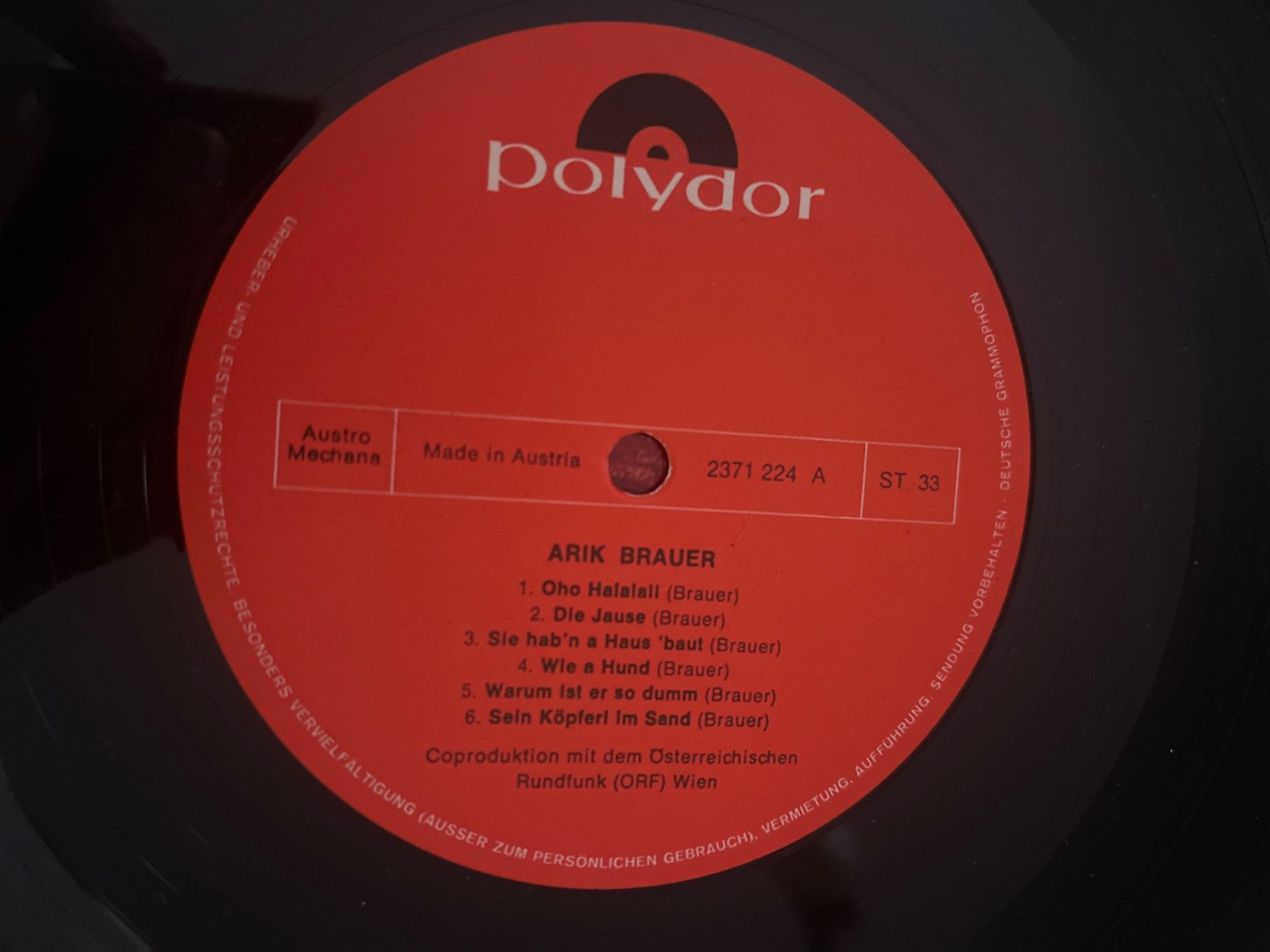 Schallplatten: A861/Arik Brauer – Gebraucht aus Frutigen von Philippe_jsp 2