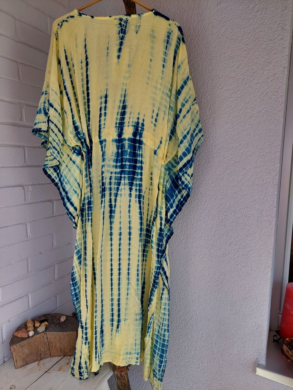 Tuniken: Boho-Chic Tie-Dye Kaftan – Free Size | Handmade & Unique – Neu und originalverpackt aus Chiasso von Pat_chuli 2