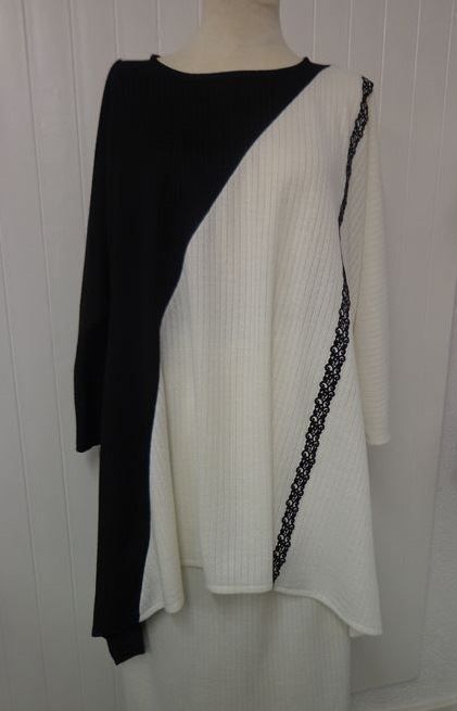 Tuniche: Pull fantaisie Jersey UNIQUE 48-52 – Nuovo e nell'imballaggio originale da St-Imier venduto da goodber