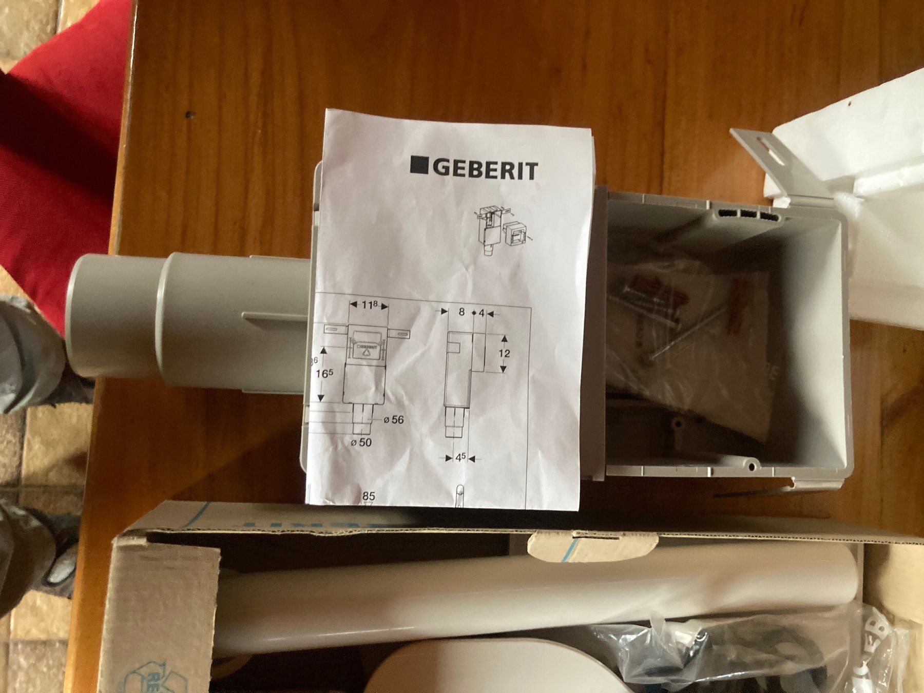 Lavabi & lavandini: Geberit siphon neuf complet à encastrer – Nuovo e nell'imballaggio originale da Bourrignon venduto da filledemai 2