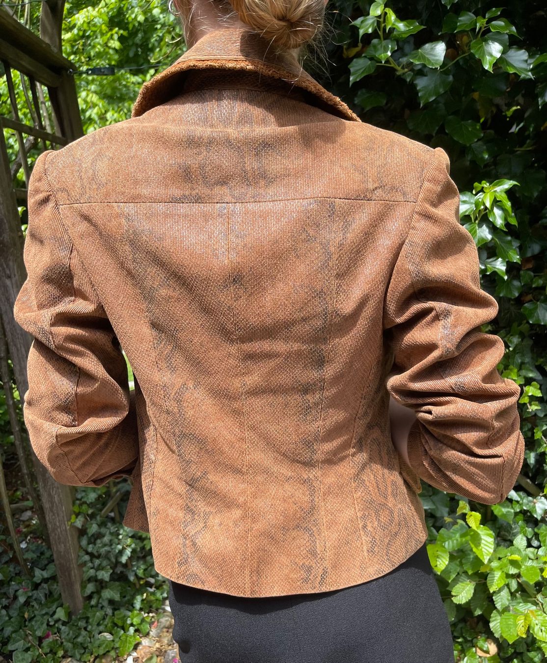 Jacken: Giacca in print pitone di pelle ecco-S/M – Neu (gemäss Beschreibung) aus Gordevio von LanaZimm 2