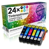 +24x komp. XL TINTE PATRONEN für Epson
