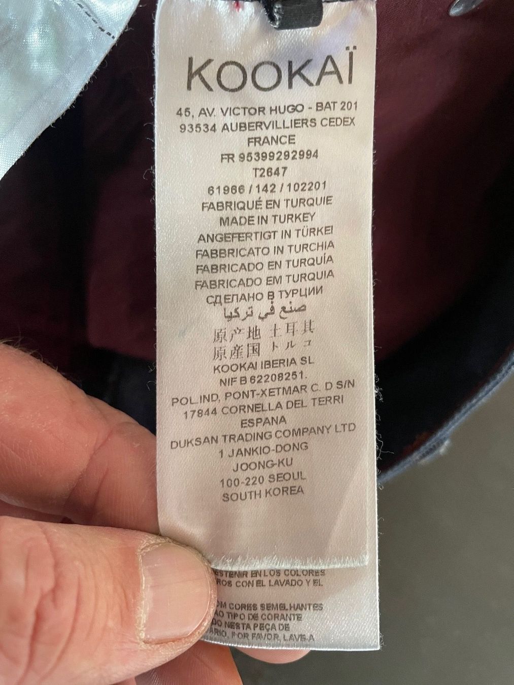 Jeans: Pantalon Jeans Dame Kookai – Usato da Vallamand venduto da Bricbracbroc82 6