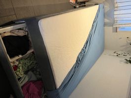 Bett mit Stauraum Conforama SAMM 120 cm guter Zustand