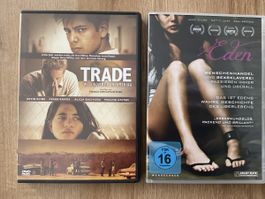 2 DVDs Trade Willkommen in Amerika und Eden Zustand gut