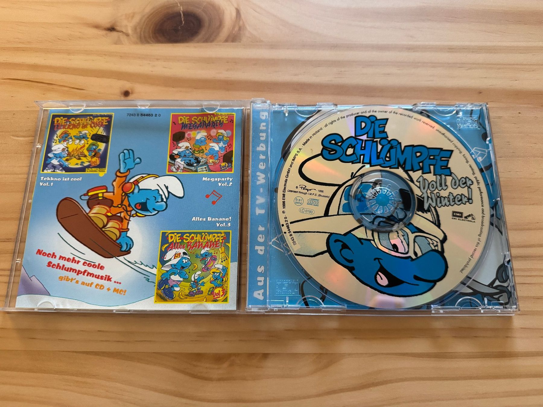 CD: Die Schlümpfe CD - Voll der Winter 1996 – Usato da Berg am Irchel venduto da Zweiti_Chance 2