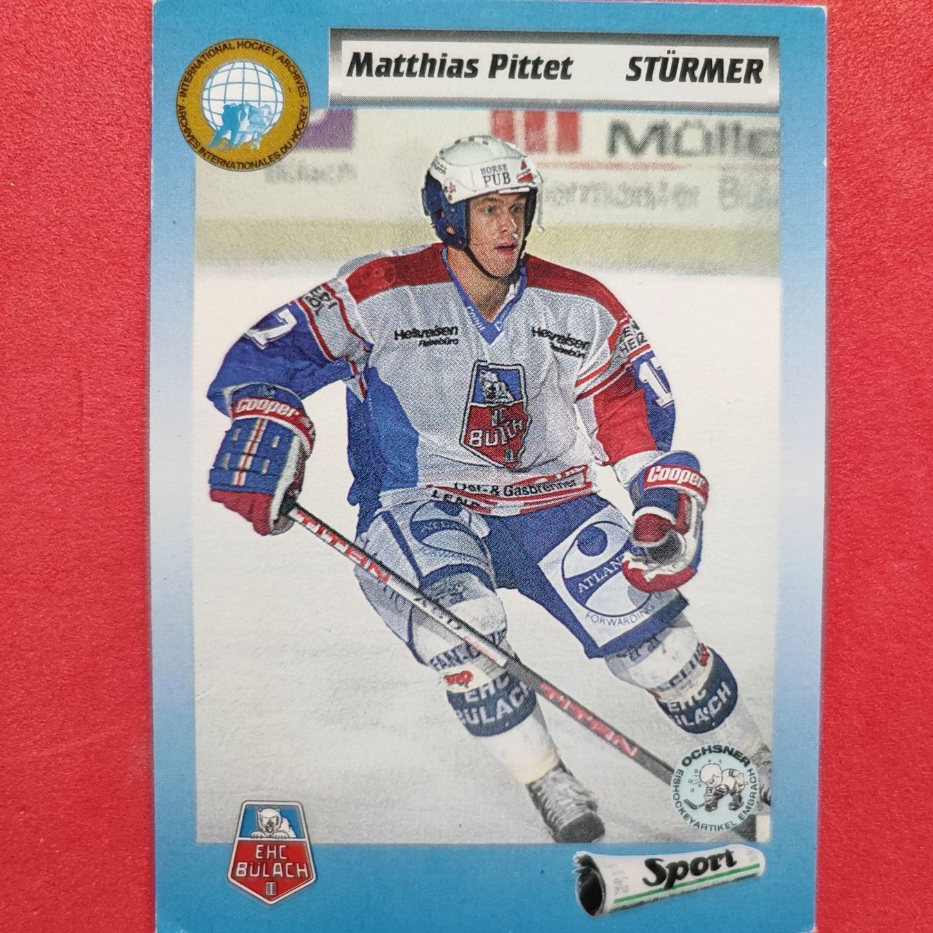 Cartes à collectionner: Matthias Pittet - EHC BÜLACH - 1993/94 – D'occasion à Dübendorf par kb86_MOVIE