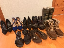8x Paket Frauen/ Mädchen Schuhen 35/36